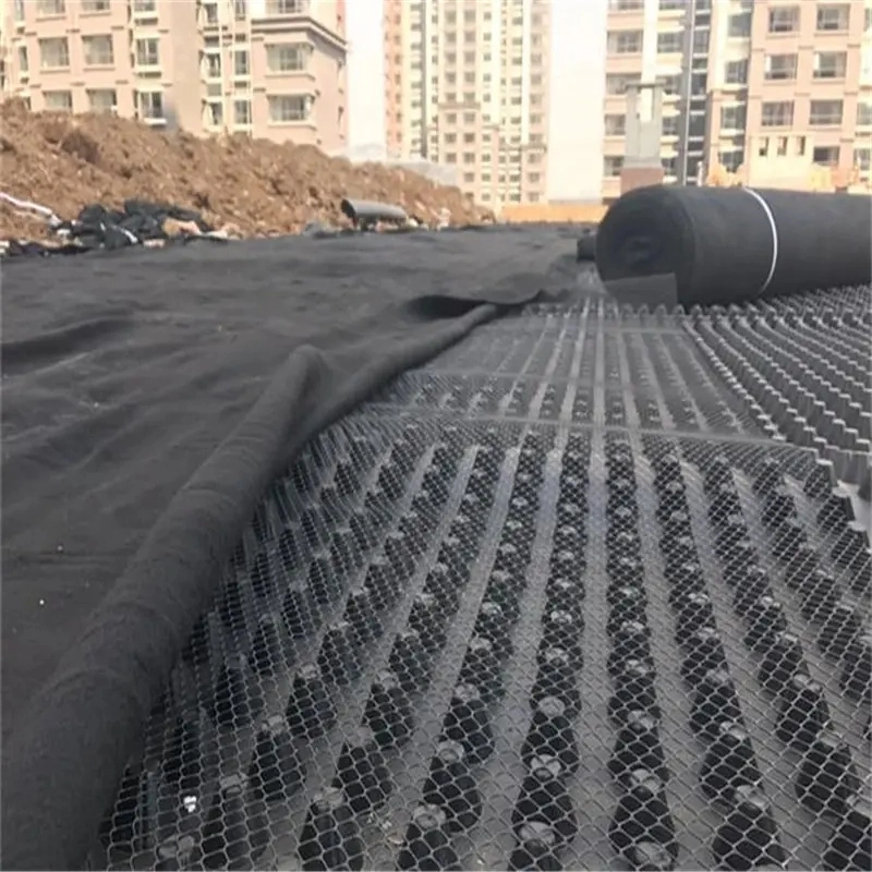 Factory Price Dimple HDPE Plastic Drainage Board for Basement Waterproofing
