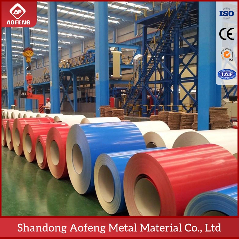 Hot Dipped Z200 Custom Ral Color Coated Gi Galvanized Steel PPGI Coil