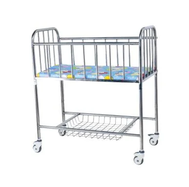 Beds with Wheels Hospital ABS Flexible Adjustable Baby Children Crib