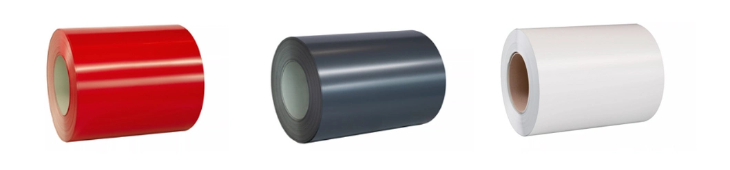 Factory Customized Gray Black White Color Coated Galvanized Steel Coil PPGI