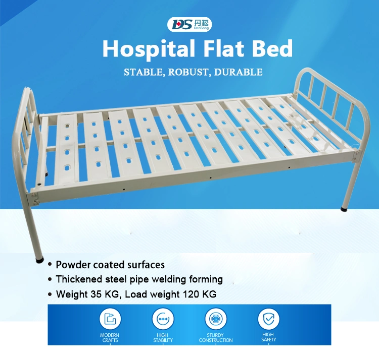 Chinese Manufacturers Cheap Basic Folding Manual Hospital Medical Bed