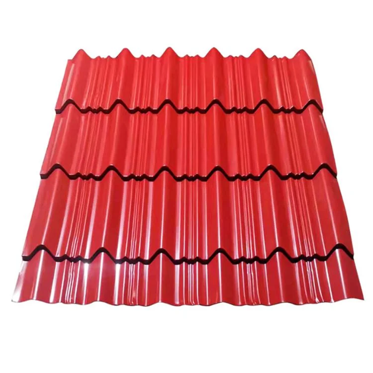 Ral Color Prepainted Galvalumed PPGL Corrugated Steel Roofing Sheets for Ghana Sri Lanka Roof