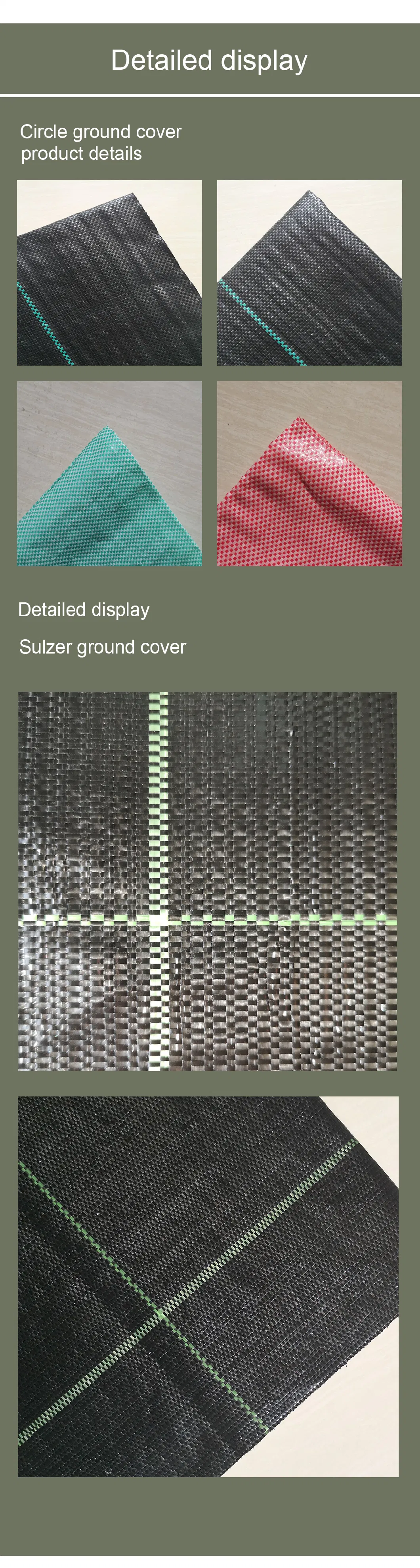 Weed Control Fabric with UV /Landscape Geotextile/Black Anti UV Non Woven Cloth Ground Cover Control