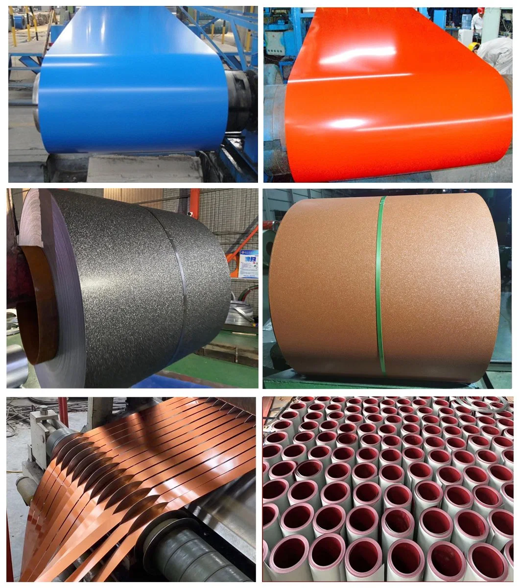 Roofing Material Color Coated Galvanized Dx35D PPGI Steel Coil