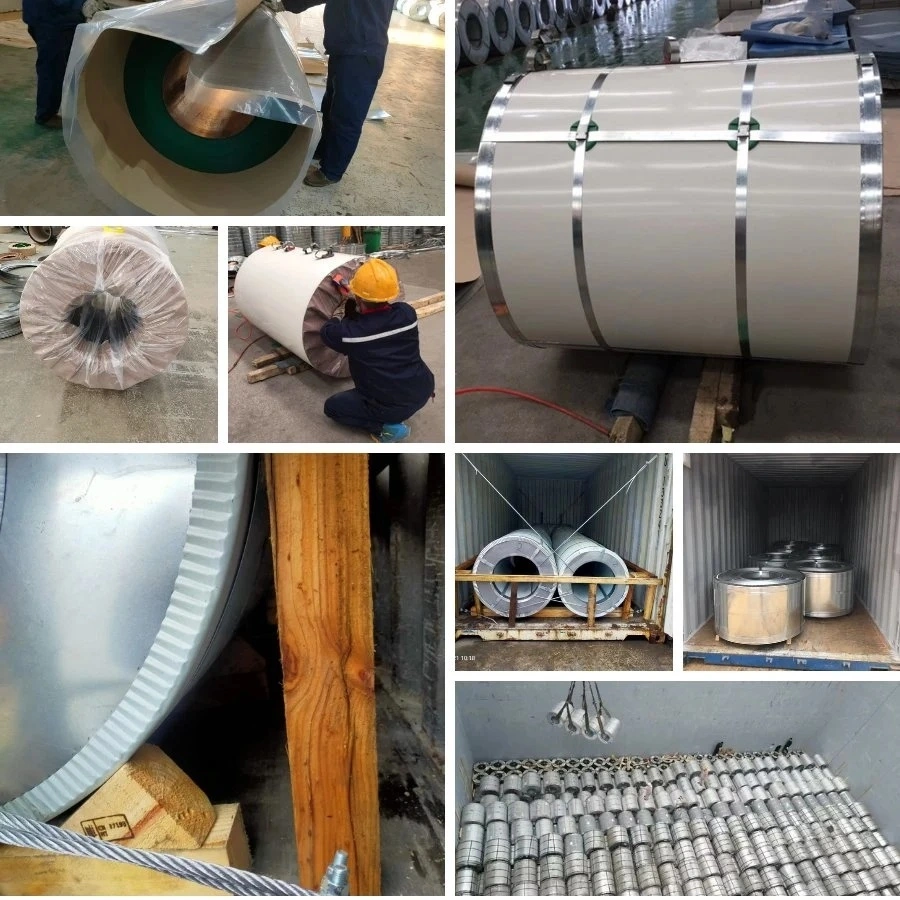 High Quality Prepainted Galvanized Color Coated Steel Coil PPGI with Shandong Factory for Construction