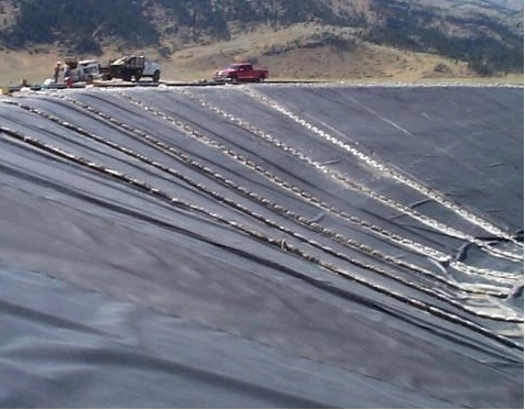 ASTM Standard HDPE Geomembrane with Two Side Geotextile