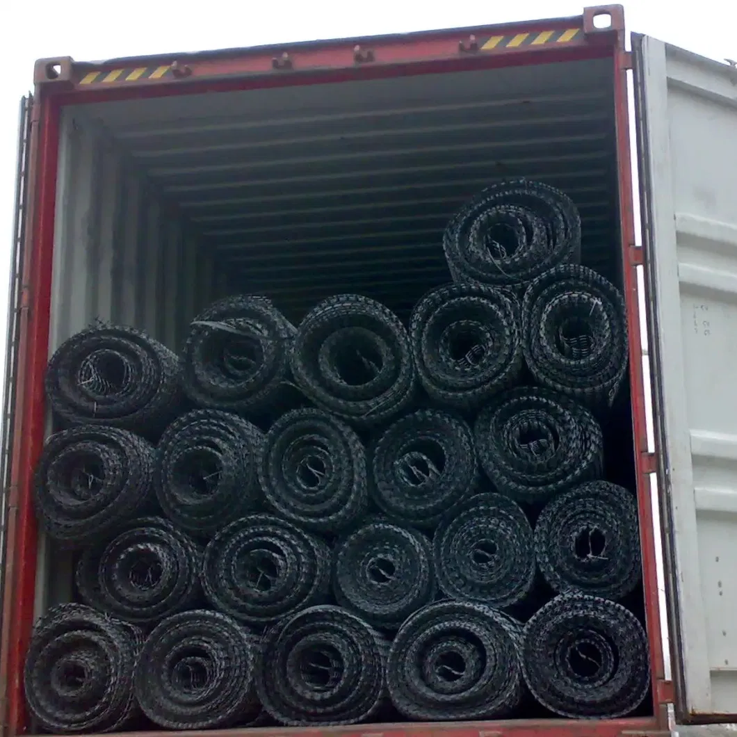 Plastic Polypropylene PP Biaxial Uniaxial Geogrids for Construction