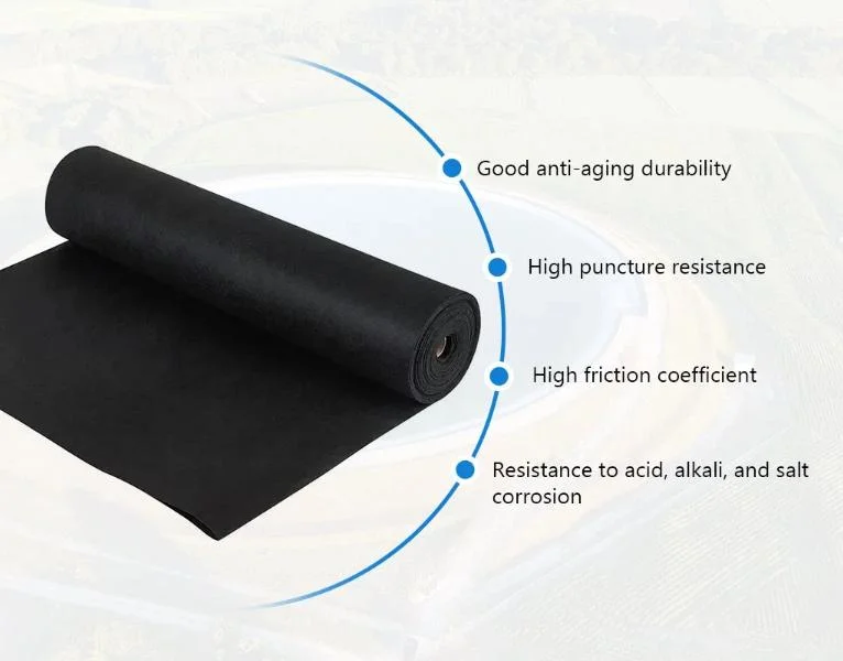 Corrosion Resistant PP Fabric Polyester Staple Fiber Non Woven Geotextile for Slope Protection