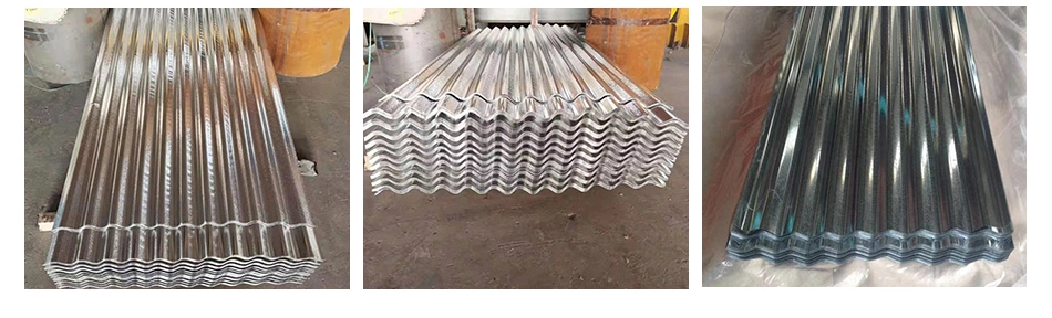 Factory Directly Zinc Coated Galvanized Corrugated Steel Roofing Sheet Iron Sheet