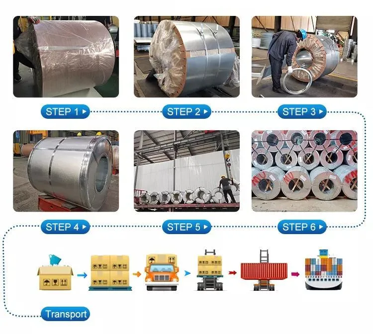Factory Price G550 0.4mm Dx51d Z275 Metal Hot Dipped Galvanised Steel Roll Gi Coil Supplier