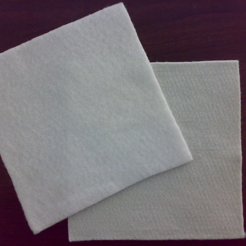 100g-800g Pet Polyester Knitted Filament Non Woven Geotextile Filter Fabric