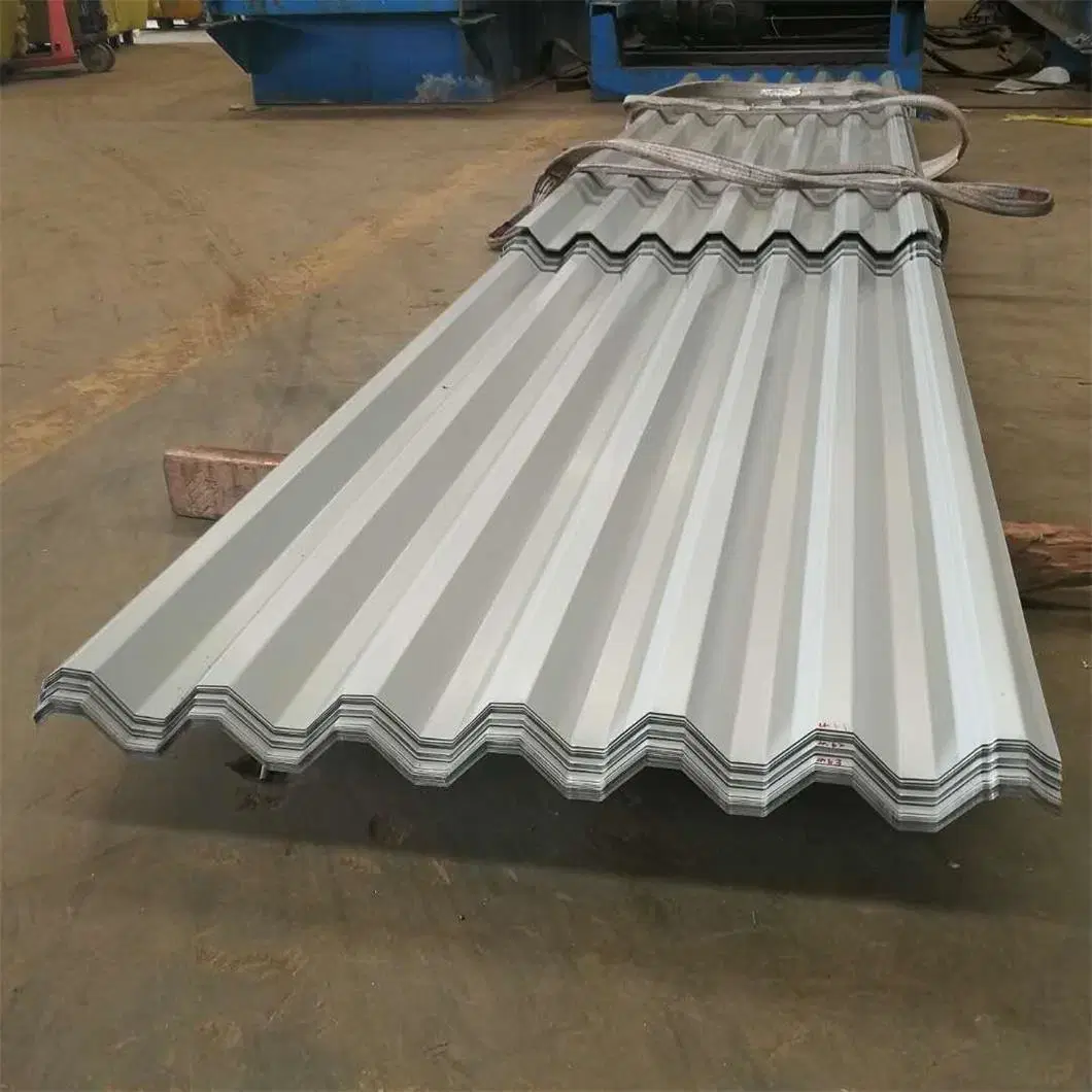 Prime Quality Building Material Prepainted Galvanized PPGI Color Coated Metal Roof Sheet Corrugated Steel Roofing Sheet