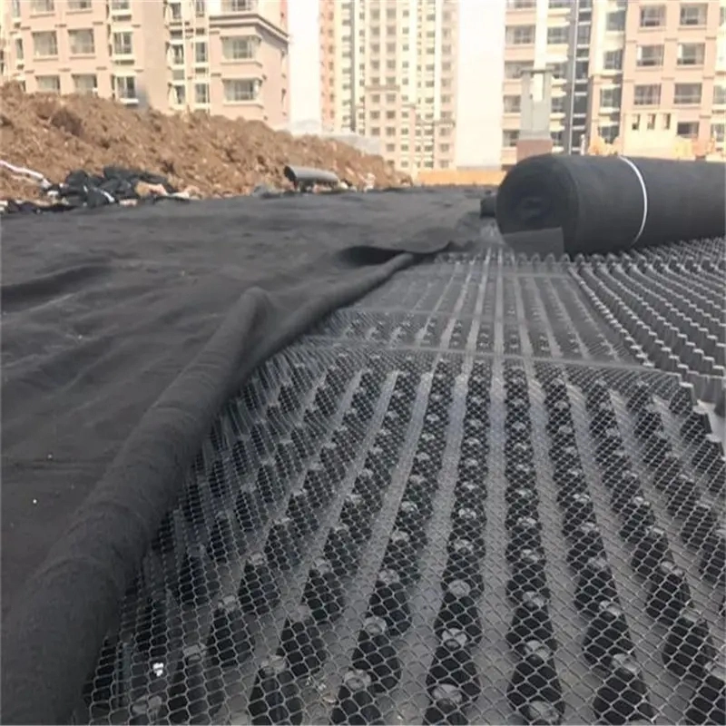 Root Control Plastic Drainage Board Plastic Dimpled Membrane HDPE Drainage Board