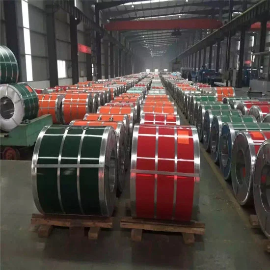 Cold Rolled Dx51d SPCC PPGL/PPGI/Gi/Gl PVDF PE Color Coated/ Prepainted Hot Dipped Galvanized Galvalume Pre Painted Galvanized Steel Coil