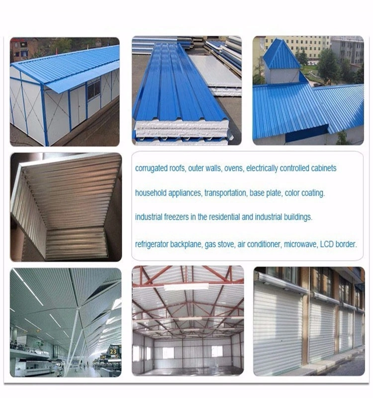 Colorful Resistance Durable Prepainted Color Painted Pre-Painted Galvanized Galvalumed Steel Roof Sheet Metal Roofing Sheet