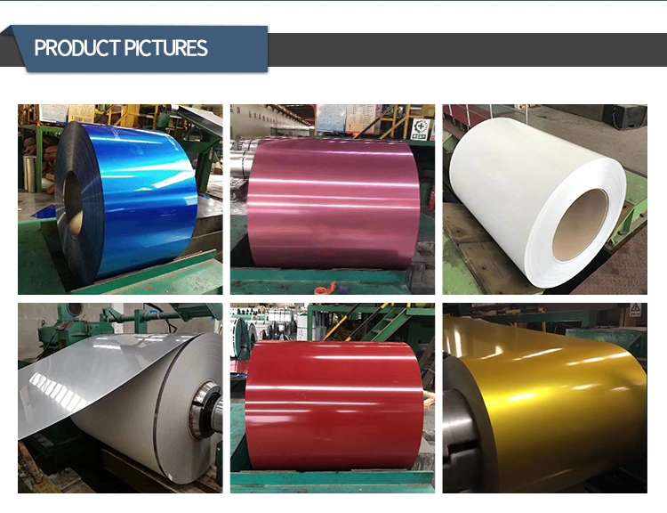 SGCC/CGCC/Tdc51dzm/Tdc52dts350gd/Ts550 Factory Production of PPGI Steel Coil Color Coating Prepainted Galvanized Steel Coil PPGI / PPGL for Roofing Sheet