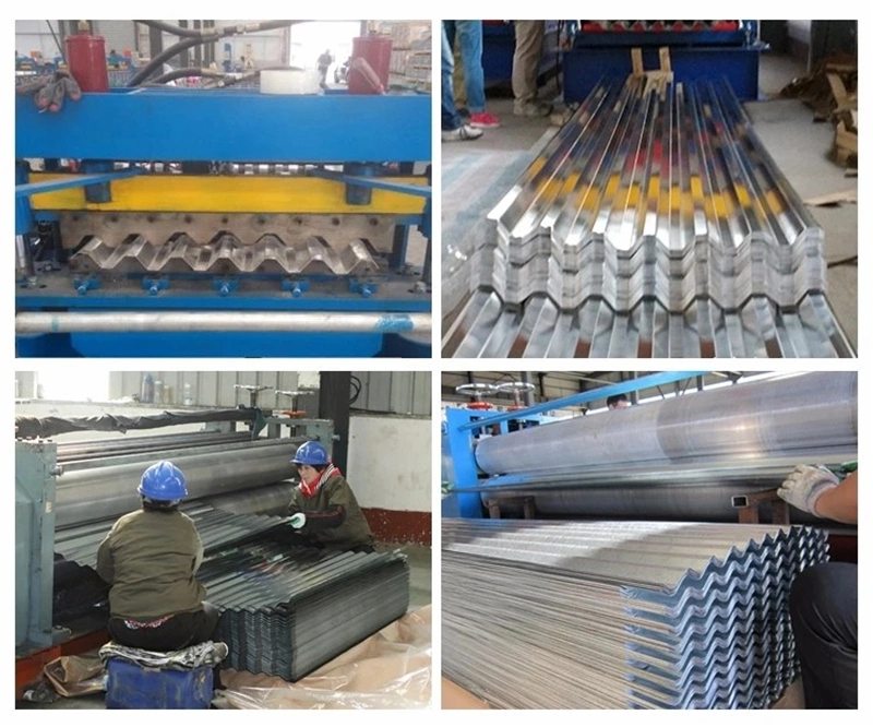 Galvanzied Galvalume Color Coated Corrugated Steel Roofing Sheet