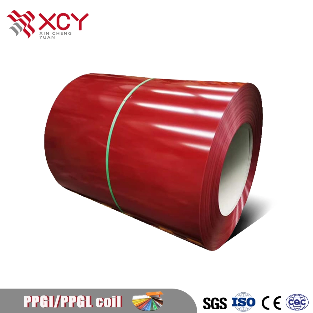 High Quality Prepainted Galvanized Color Coated Steel Coil PPGI with Shandong Factory for Construction