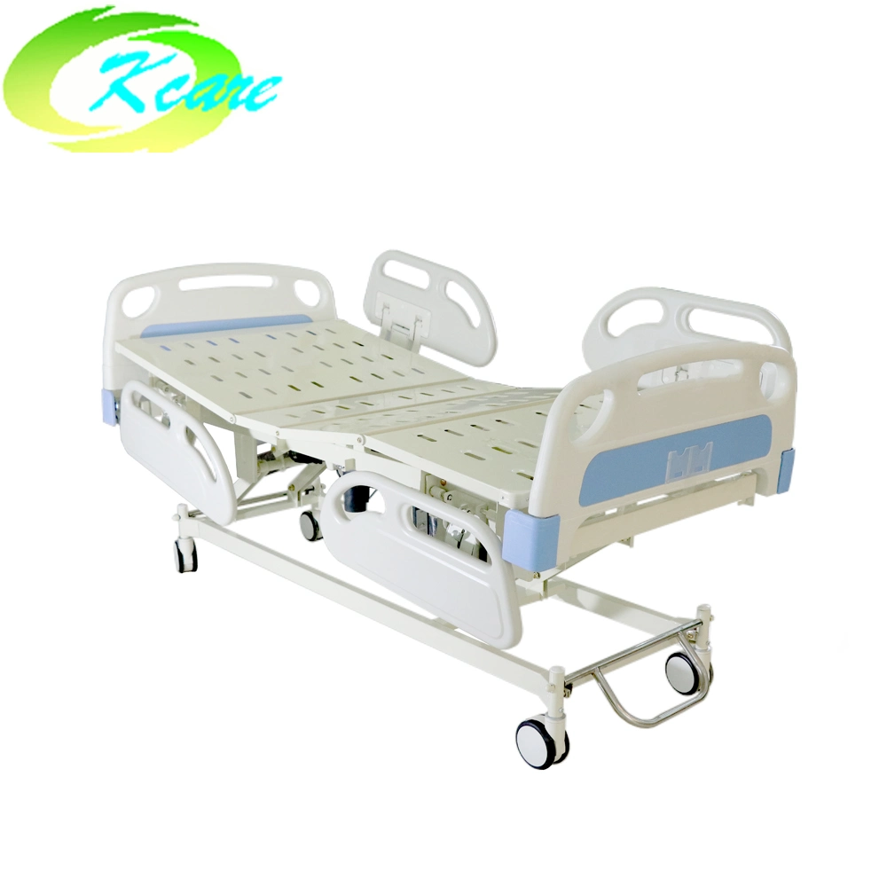 Medical Equipment Manufacturer Collapsible Side Rail Three Function Electric Hospital Bed
