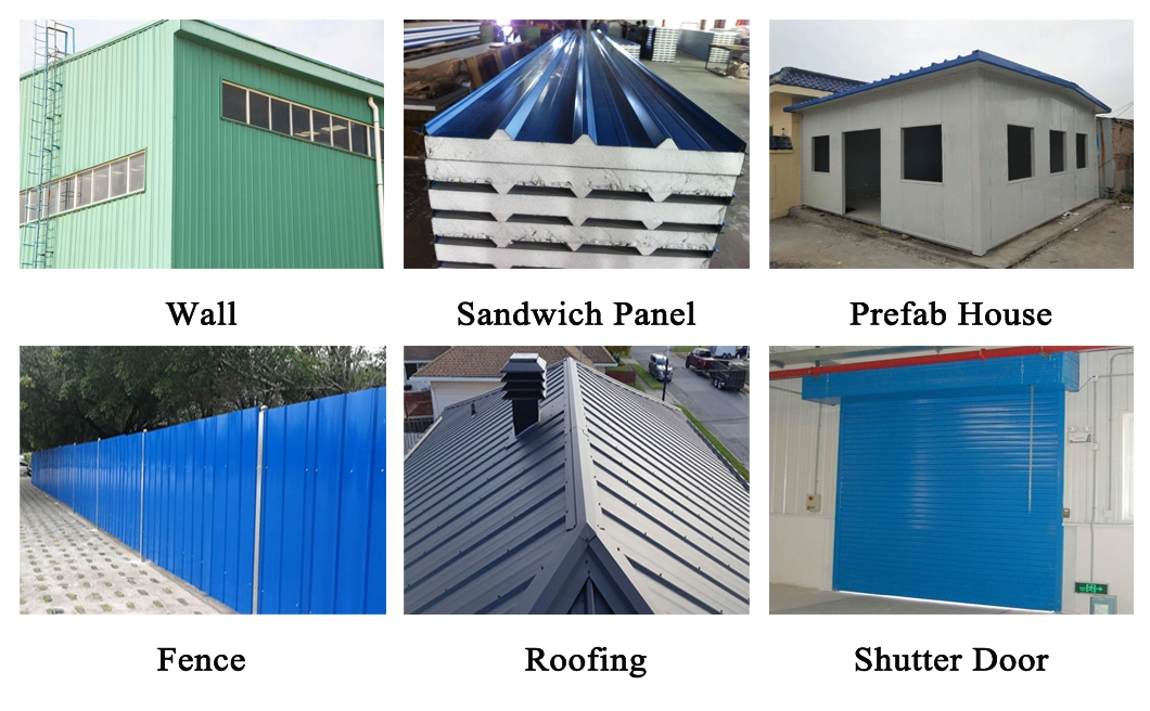 Factory SGCC/Sgch/Dx51d+Z 0.15/ 0.2/0.25/0.28mm Thickness Metal Prepainted Galvanized Galvalume Color Coated PPGI PPGL Corrugated Gi Zinc Roofing Sheet