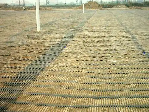 Uniaxial Plastic Geogrid 200kn Used in Retaining Wall Factory Direct Sale