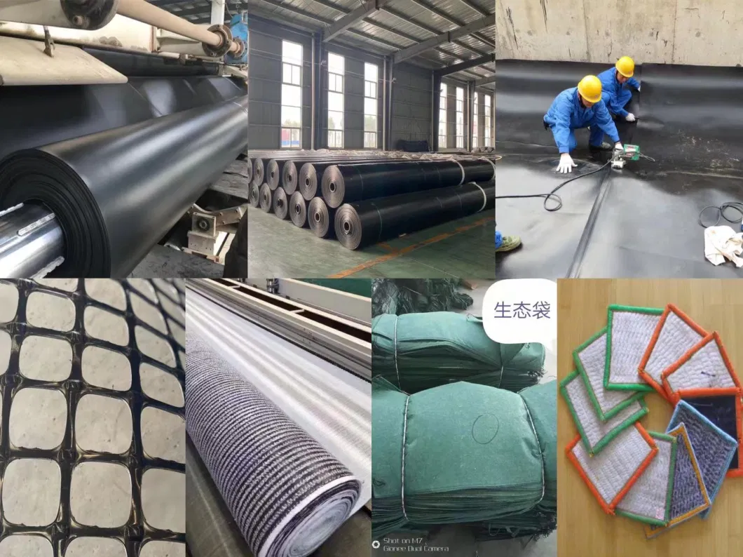 High Performance Reinforcement HDPE Woven Geotextile Geogrid Building Material Drainage Composite Geonet