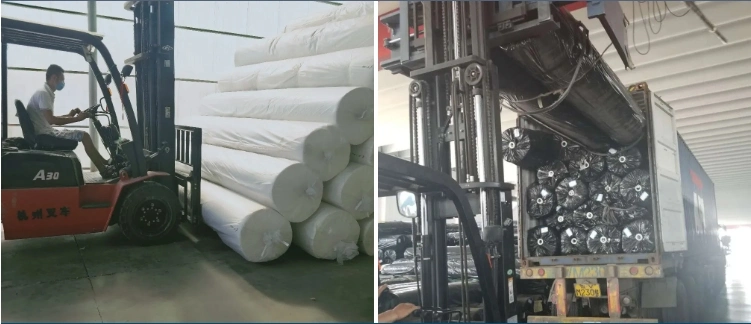 Needle Punched Spunbonded Non-Woven Polyester (PET) and Polypropylene (PP) Fabric Geotextile Made of Short Fiber and Long Fibers for Filtration Isolation