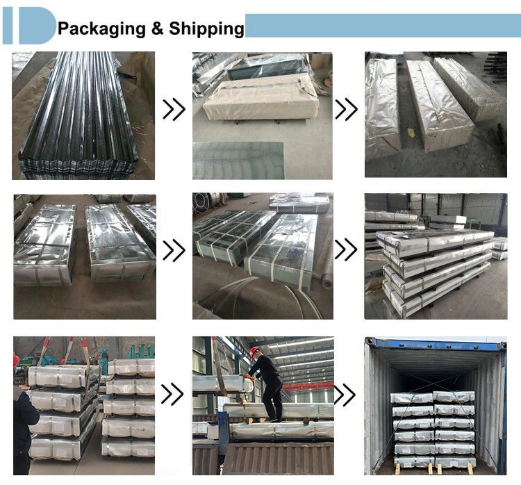 Gi Zinc Coated Dx51d Roofing Steel Sheets with Z30-Z275 (0.11-6.0mm)