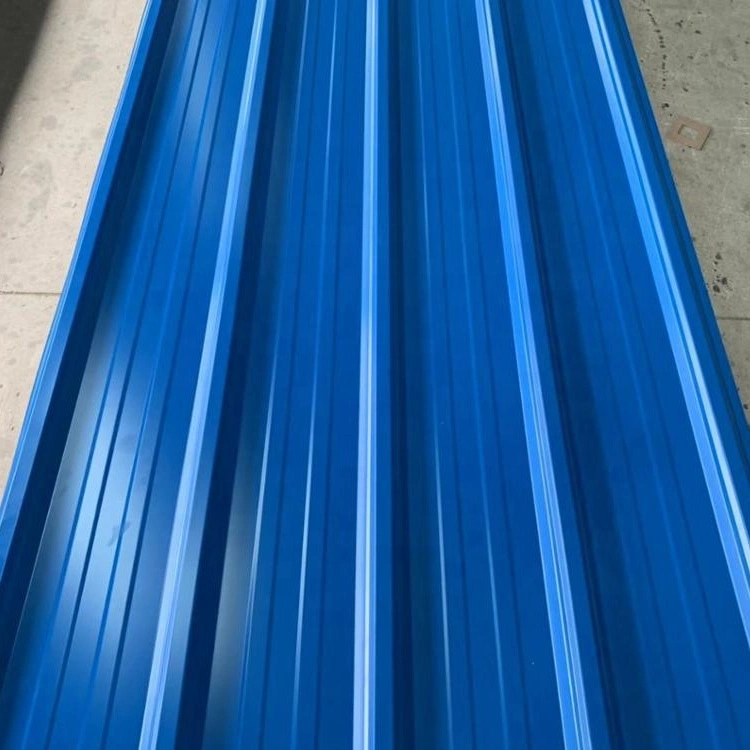 Factory Sale Colour Coated Prepainted Galvanized Steel Metal Roofing Sheet Corrugated Steel PPGI Roofing Sheet