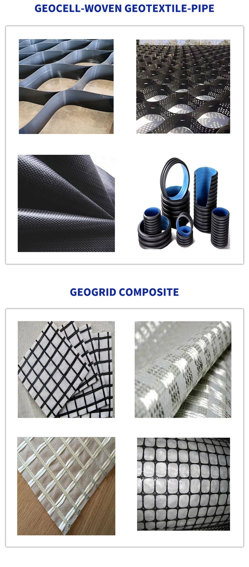 Customized Needle Punch PP/Pet Geotextile Non Woven Polyester Geotextile