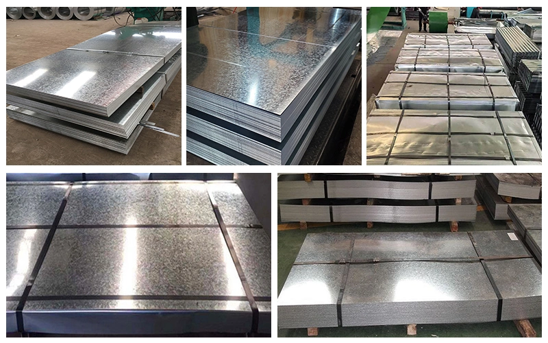Manufacturer Galvanized Steel Sheet 1.2 mm Thickness for Roofing Sheet Prepainted Rolled Color Coated Prepainted Galvanized Steel Coil Galvanized Steel Plate