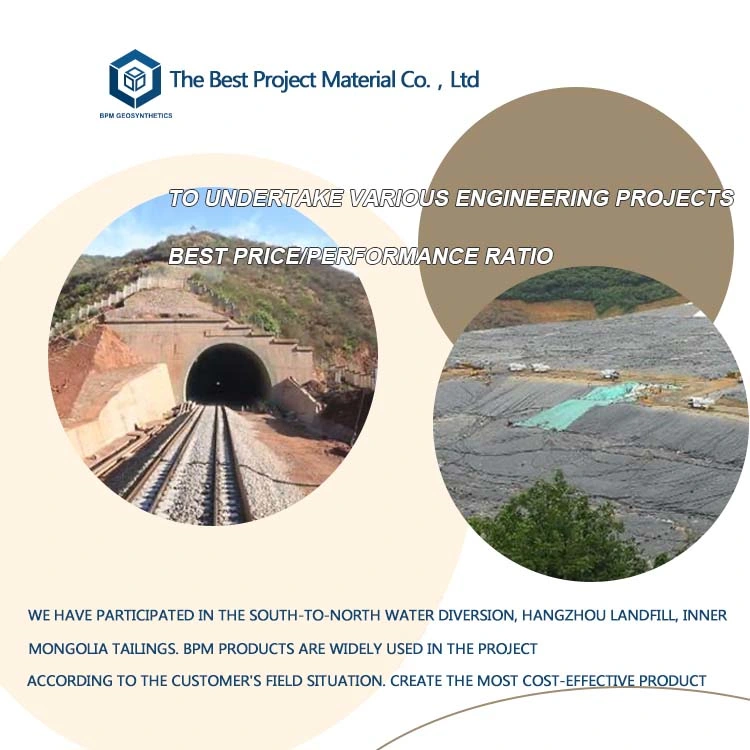 Permeable Geotextile Membrane White Pond Liner Canal Lining Geosynthetic Geomembrane