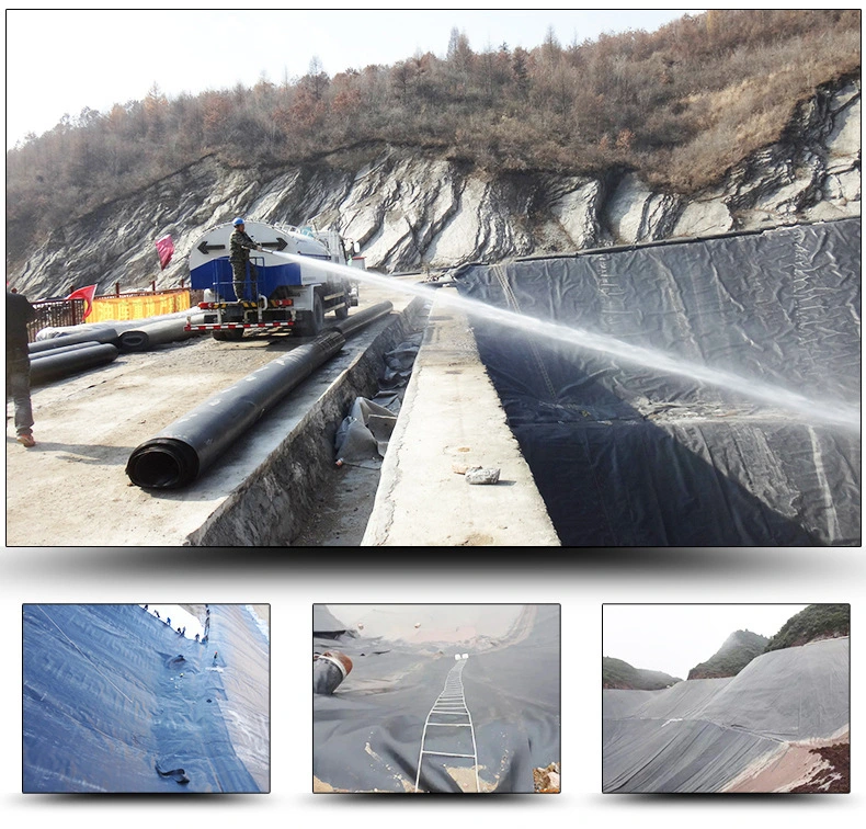 Anti-Seepage Impervious Double-Sided Smooth 8m Width HDPE Geomembrane