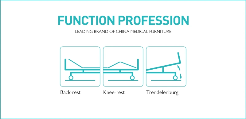 GB4e Saikang Wholesale Movable Multifunction Manual Orthopedic Lumbar Traction Hospital Bed with Wheels