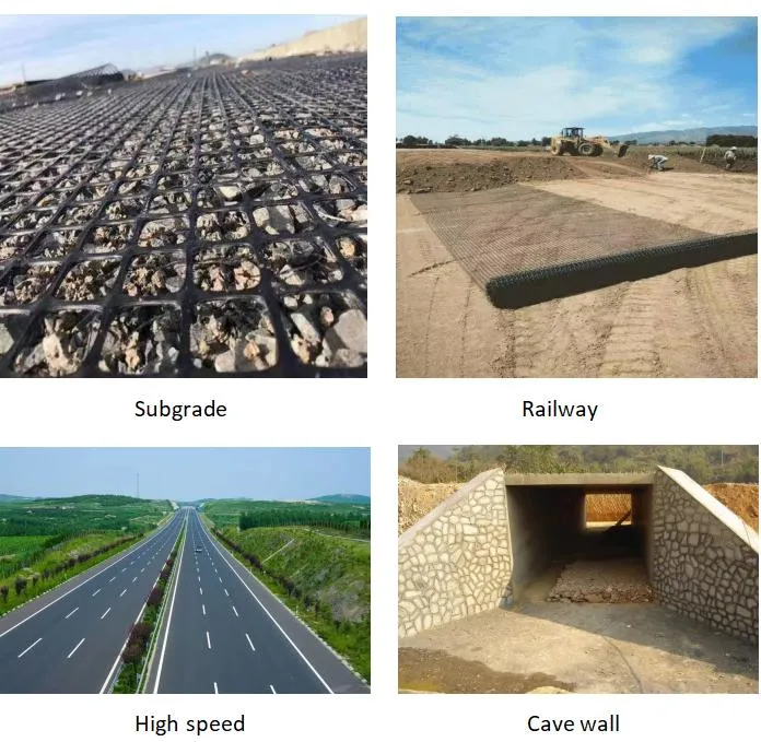 Concrete Grass/Honeycomb Grid/Ground Stabilization/Plastic Product/Bentonite Waterstop Biaxial Stretch Plastic Geogrid