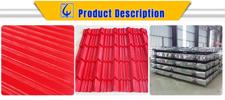 Galvanzied Color Coated Corrugated PPGI Roofing Sheet for Somalia