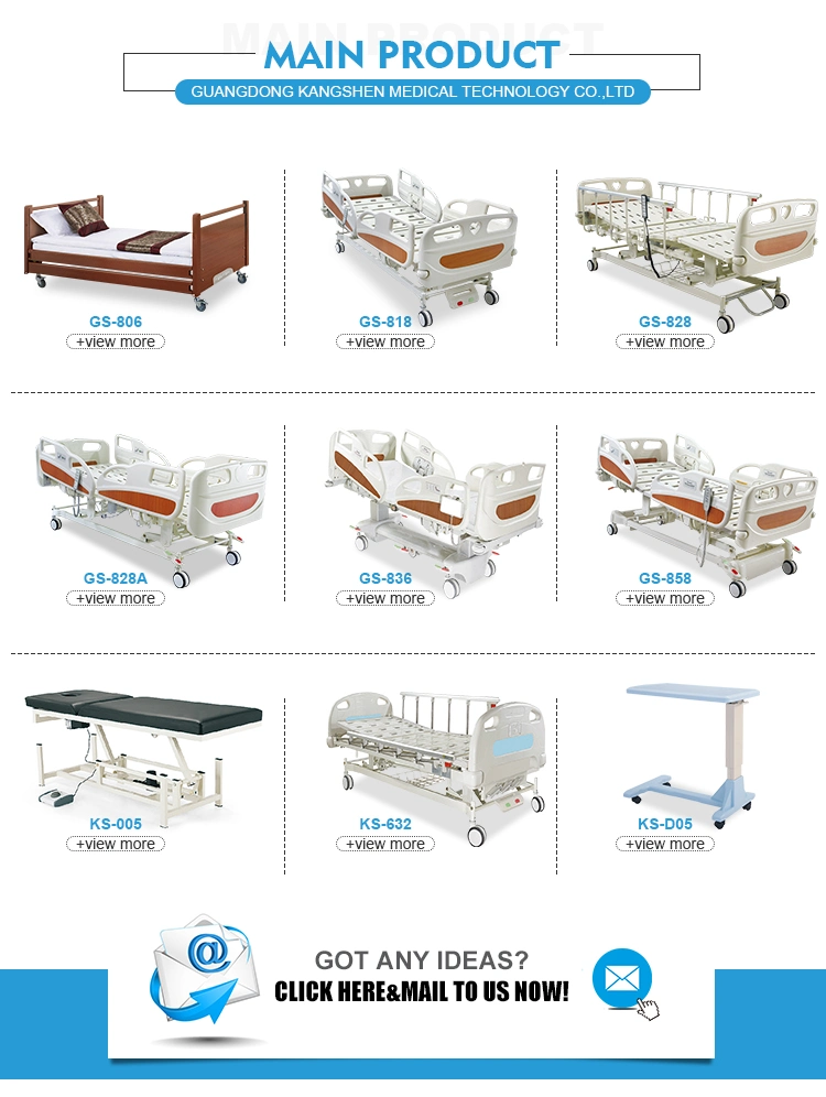 Used Deluxe 5 Functions ICU Bed Electric Hospital Beds with CPR Function