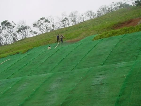 Three-Dimensional Geomat for Drainage Road Base Slope