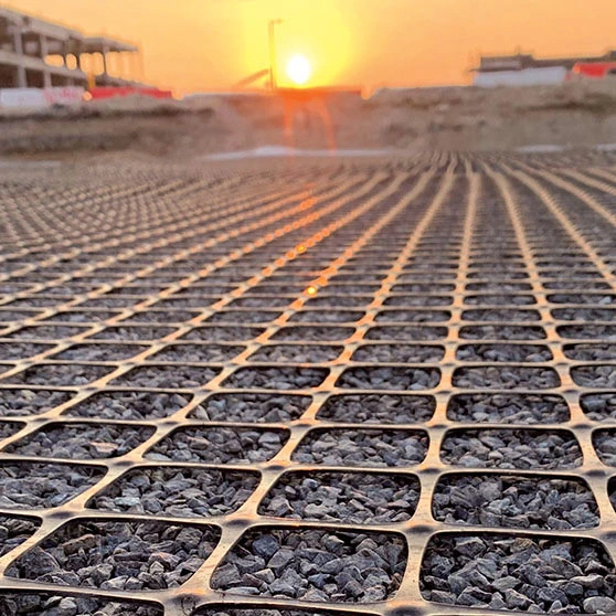 Plastic Polypropylene PP Biaxial Uniaxial Geogrids for Construction