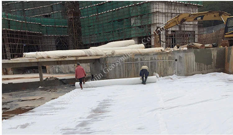 Road Construction Needle Punched Pet PP Non Woven Geotextile 500g