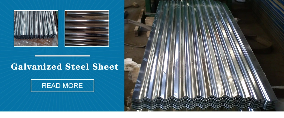 Factory Directly Zinc Coated Galvanized Corrugated Steel Roofing Sheet Iron Sheet