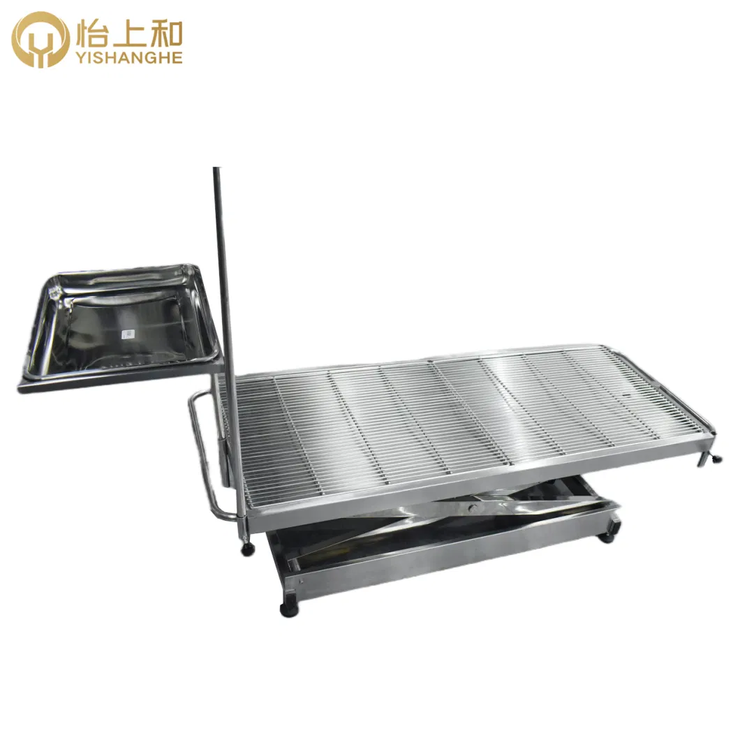 Veterinary Operating Bed, Animal Hospital Stainless Steel Surgical Table