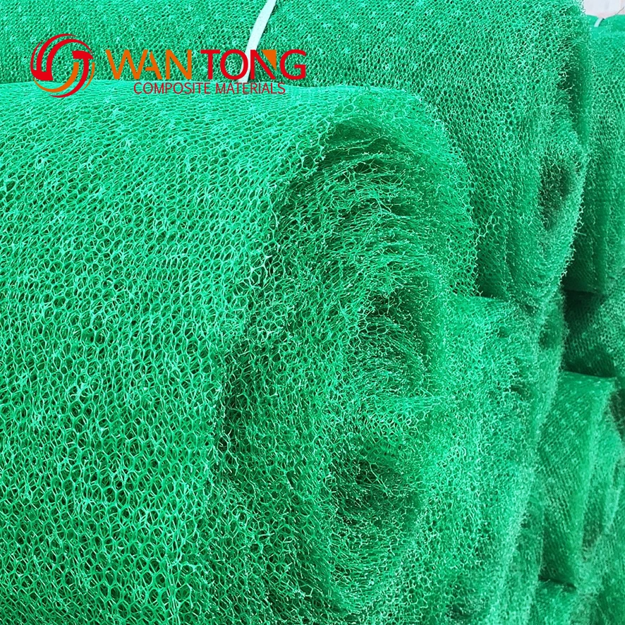 High Quality 3D Erosion Control Landscape Greening Grass Plastic Mat Geomat for Slope Greening Protection
