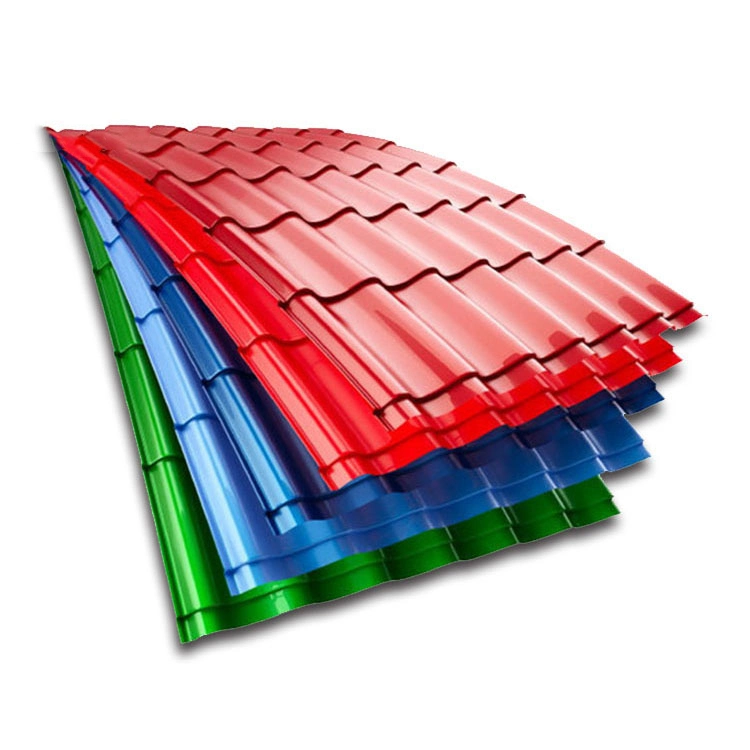 China Factory Wholesale Price Galvanized Steel Roof 25 Gauge 1mm 2mm High-Strength Color Coated Zinc Corrugated Roofing Sheet