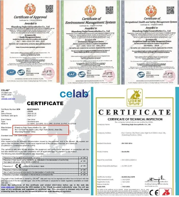 Best Quality 100kn Woven Geotextile with CE Certificate/ISO9001