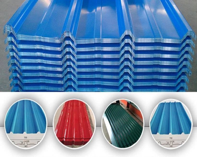 Colorful Resistance Durable Prepainted Color Painted Pre-Painted Galvanized Galvalumed Steel Roof Sheet Metal Roofing Sheet