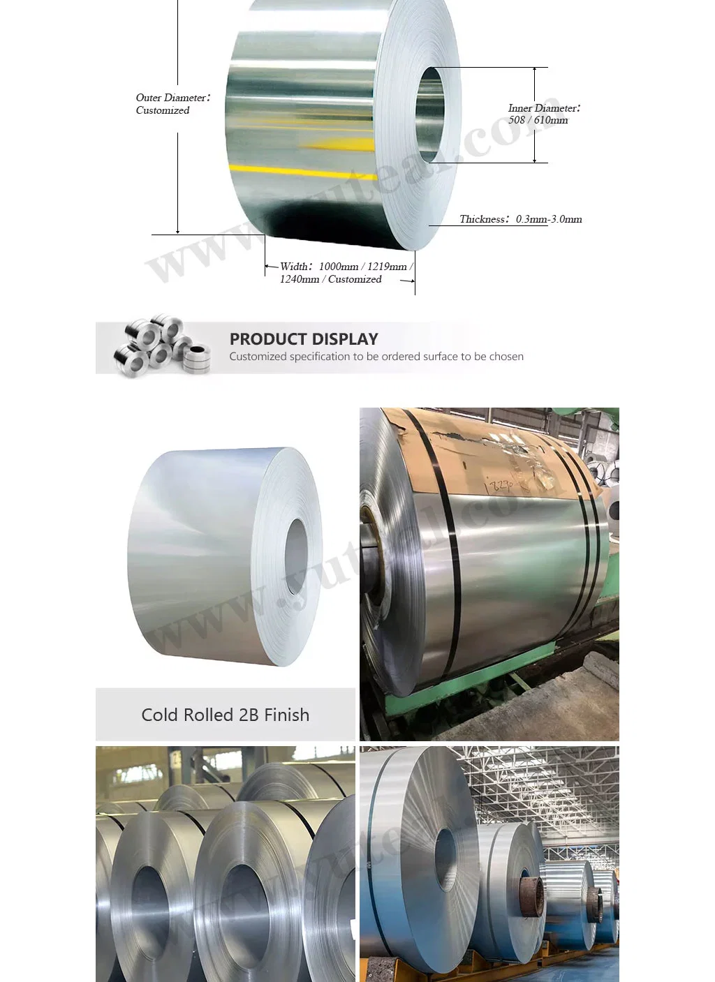 Manufacturers Selling Sts304 1.4301 304 Cold Rolled Stainless Steel Coil