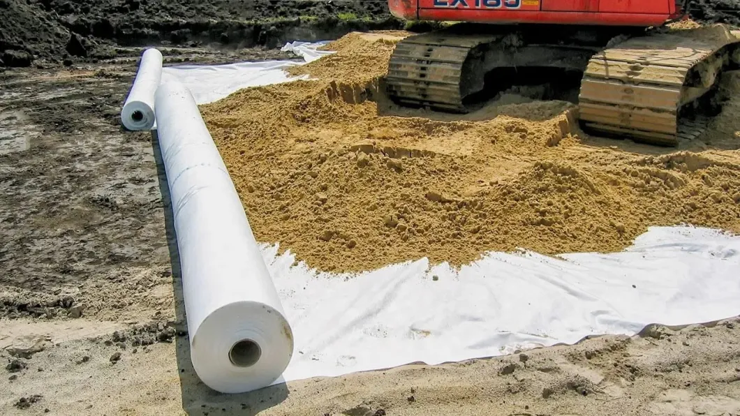 4.5kn Construction Material Staple Fiber Soil Non Woven Stabilizer Non-Woven Geotextile