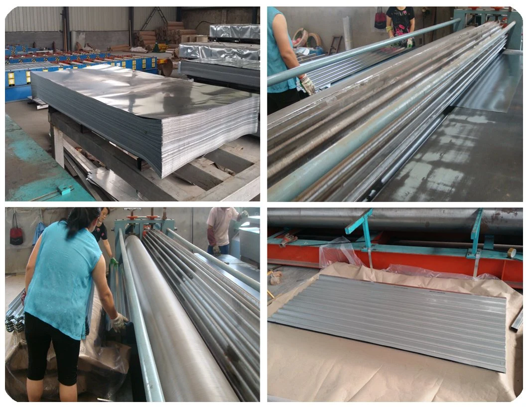 Gi Corrugated Roof Sheet Z40 Dx51d Z275 Galvanised Metal Sheets G90 Zinc Coated Galvanized Roof Tile Roofing Sheet