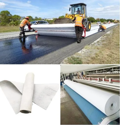 Needle Punched Polyester Polypropylene Nonwoven Geotextile Geotechnical Cloth